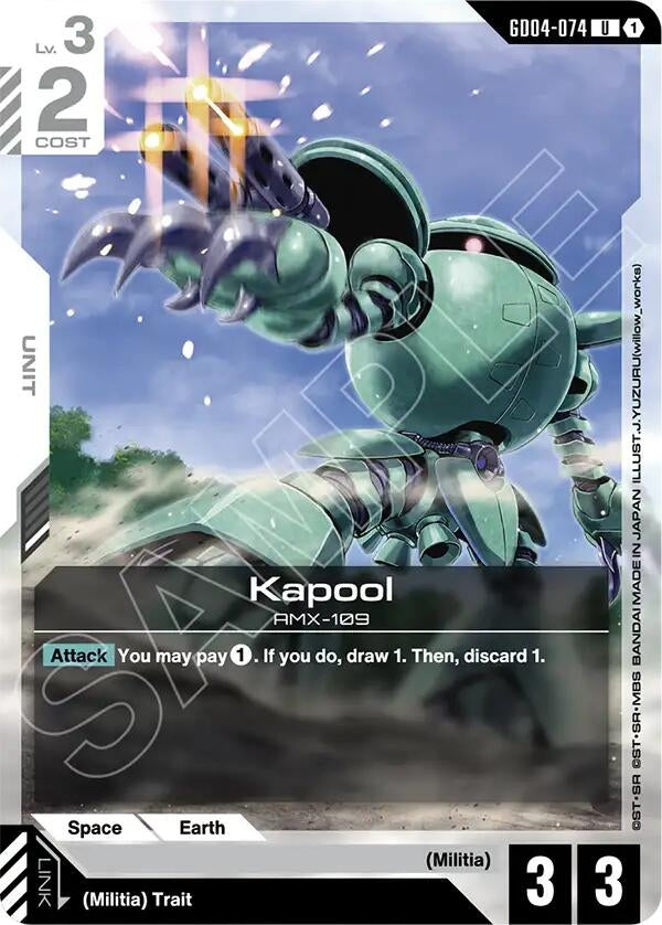 Image for Kapool - Gundam Card Game