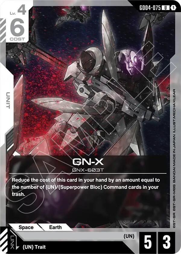 Image for GN-X - Gundam Card Game