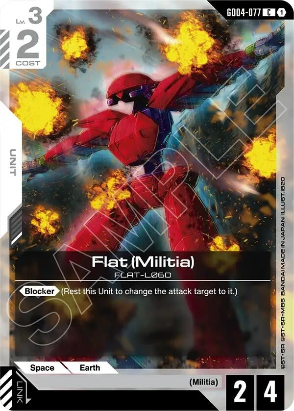 Image for Flat (Militia) - Gundam Card Game