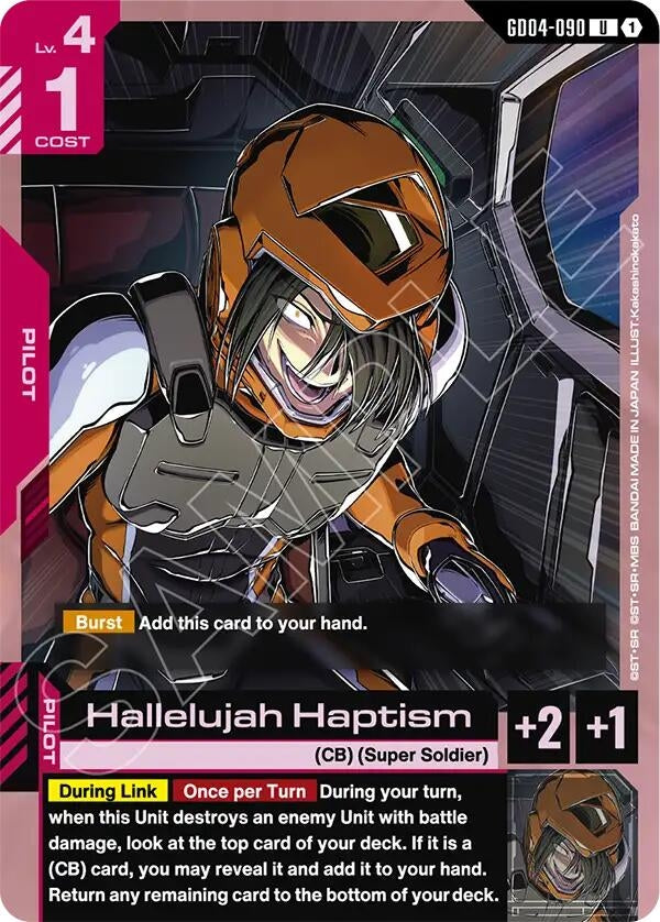 Image for Hallelujah Haptism - Gundam Card Game