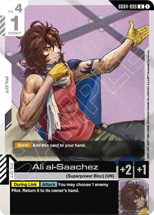 Image for Ali al-Saachez - Gundam Card Game