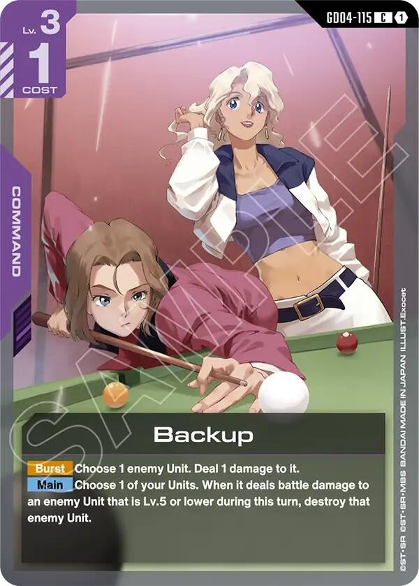 Image for Backup - Gundam Card Game