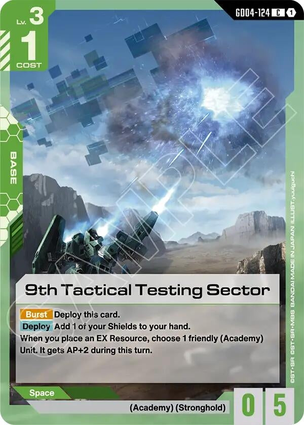 Image for 9th Tactical Testing Sector - Gundam Card Game