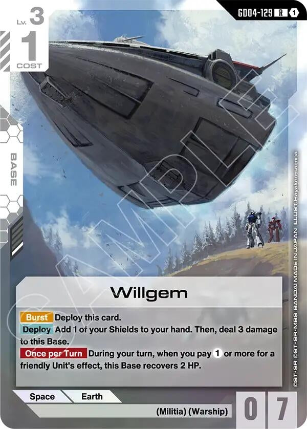 Image for Willgem - Gundam Card Game