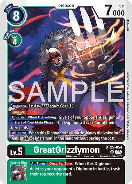 Image for GreatGrizzlymon - Digimon Card Game
