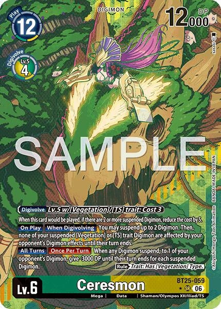 Image for Ceresmon (Alternate Art) - Digimon Card Game