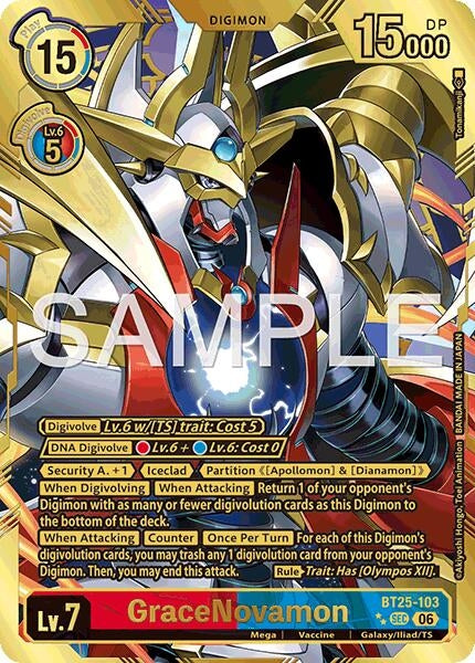 Image for GraceNovamon (Rare Pull) - Digimon Card Game