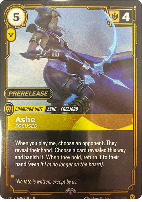Image for Ashe, Focused - Riftbound: League of Legends Trading Card Game