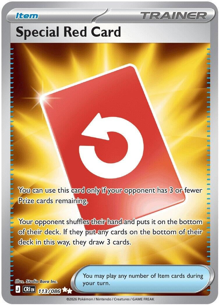 Image for Special Red Card - Pokemon