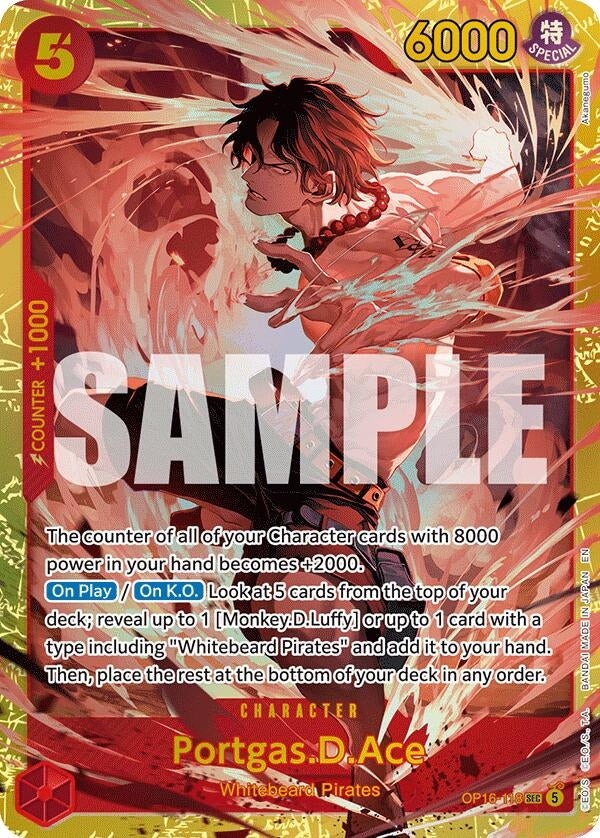 Image for Portgas.D.Ace (118) - One Piece Card Game