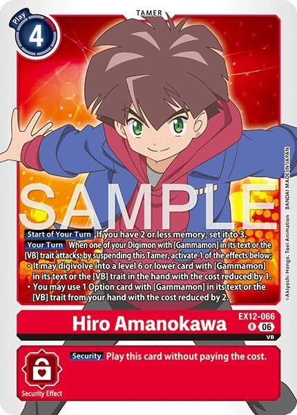Image for Hiro Amanokawa - Digimon Card Game