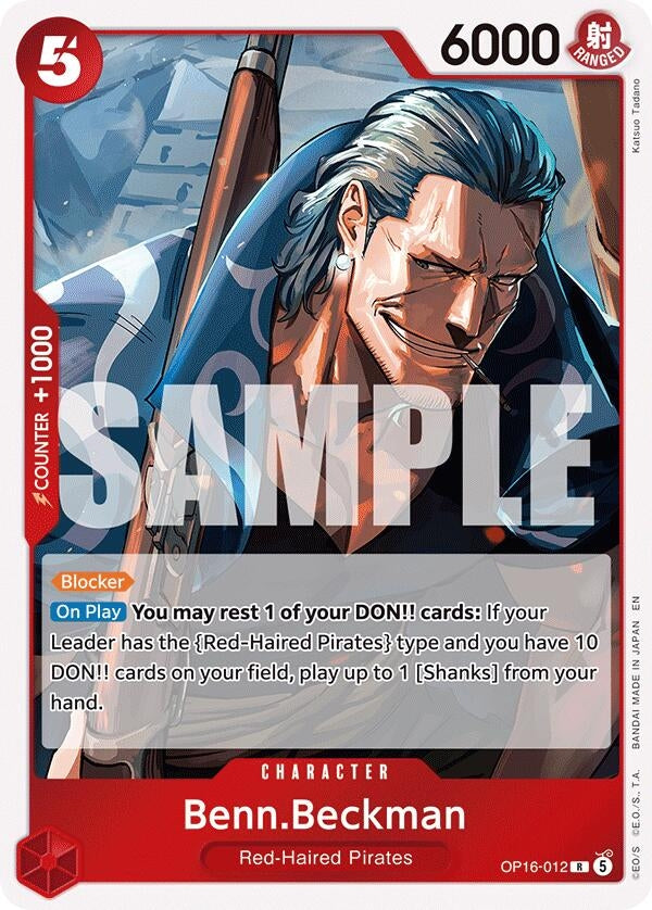 Image for Benn.Beckman - One Piece Card Game