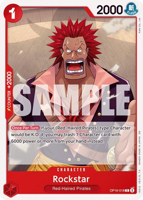 Image for Rockstar - One Piece Card Game