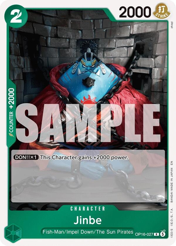 Image for Jinbe (027) - One Piece Card Game