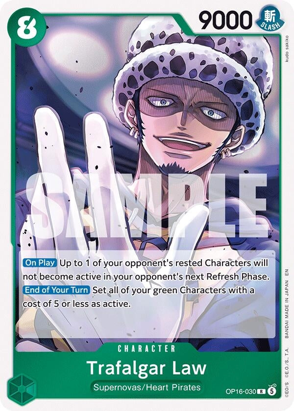 Image for Trafalgar Law (030) - One Piece Card Game