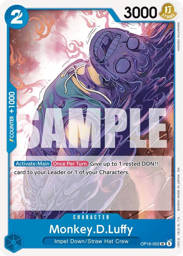 Image for Monkey.D.Luffy (052) - One Piece Card Game