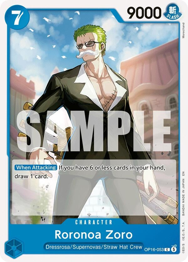Image for Roronoa Zoro (053) - One Piece Card Game