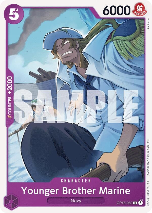 Image for Younger Brother Marine - One Piece Card Game