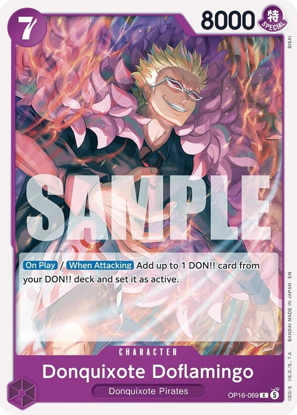 Image for Donquixote Doflamingo (069) - One Piece Card Game