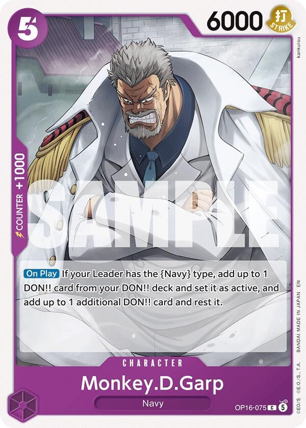 Image for Monkey.D.Garp - One Piece Card Game