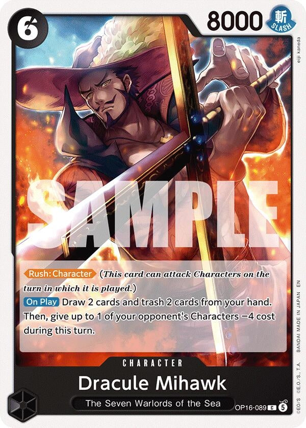 Image for Dracule Mihawk - One Piece Card Game