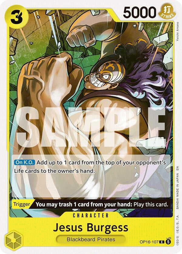 Image for Jesus Burgess - One Piece Card Game