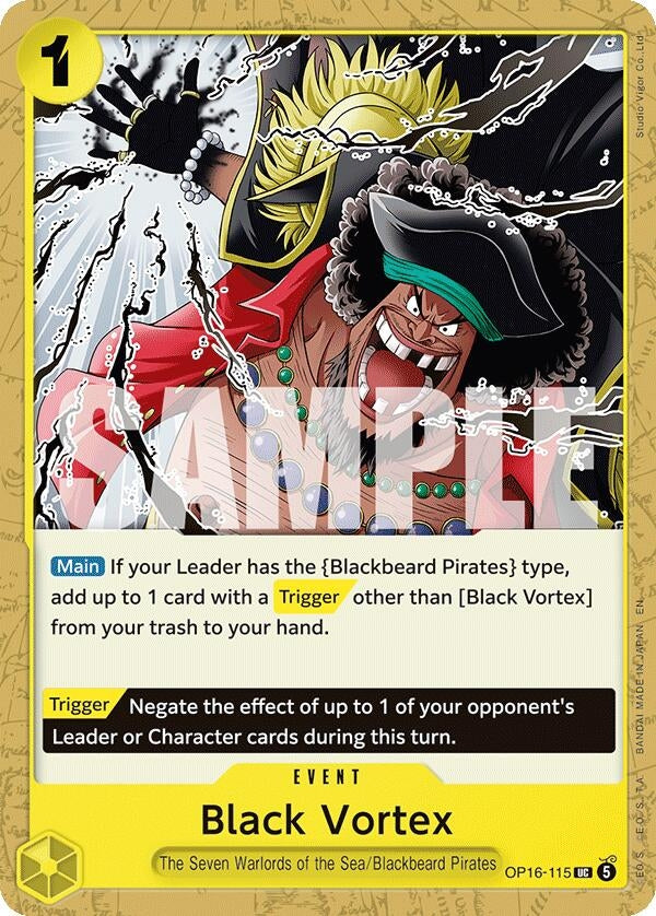 Image for Black Vortex - One Piece Card Game