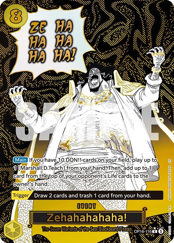 Image for Zehahahahaha! (Alternate Art) - One Piece Card Game