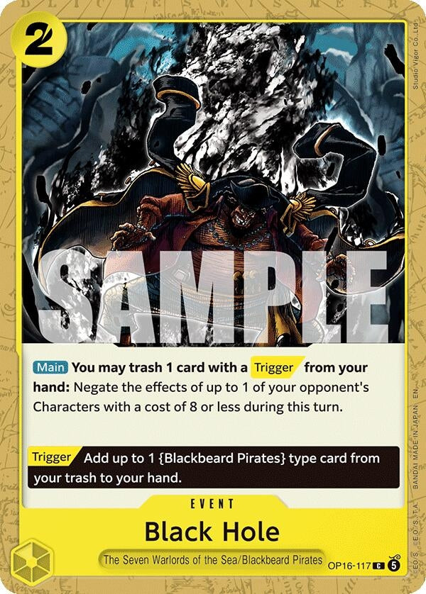 Image for Black Hole - One Piece Card Game