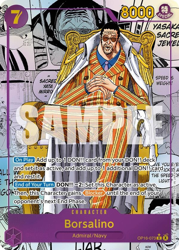 Image for Borsalino (Manga) - One Piece Card Game