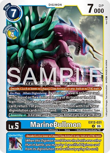 Image for MarineBullmon - Digimon Card Game