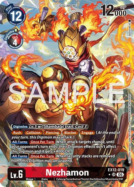 Image for Nezhamon (Alternate Art) - Digimon Card Game
