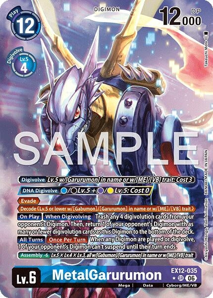 Image for MetalGarurumon (Alternate Art) - Digimon Card Game