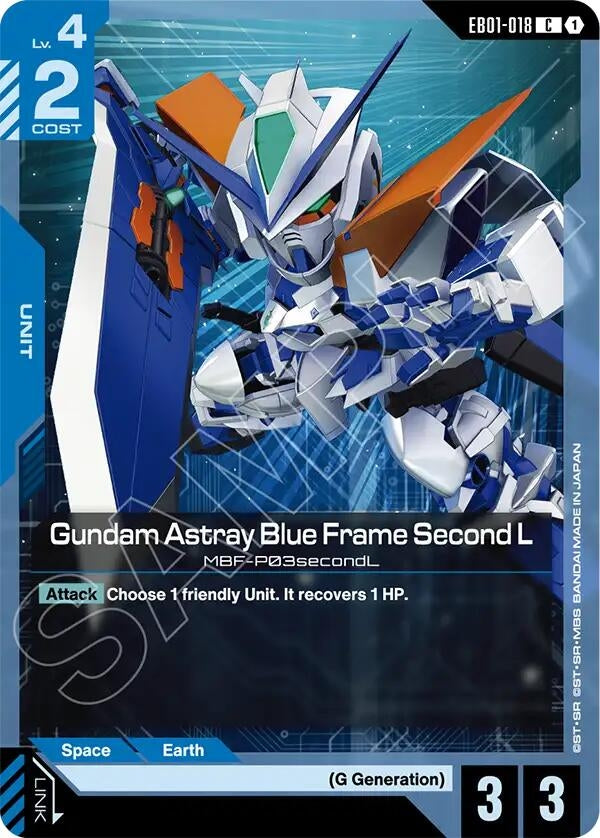 Image for Gundam Astray Blue Frame Second L - Gundam Card Game