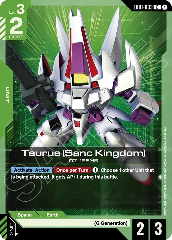 Image for Taurus (Sanc Kingdom) - Gundam Card Game