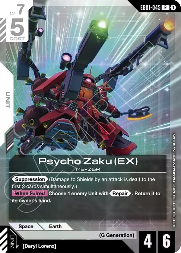 Image for Psycho Zaku (EX) - Gundam Card Game