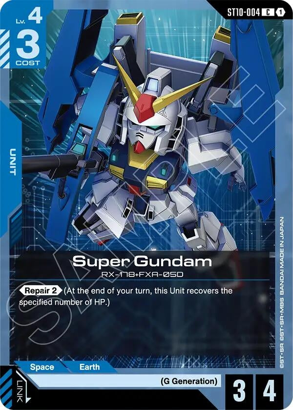 Image for Super Gundam (ST10) - Gundam Card Game
