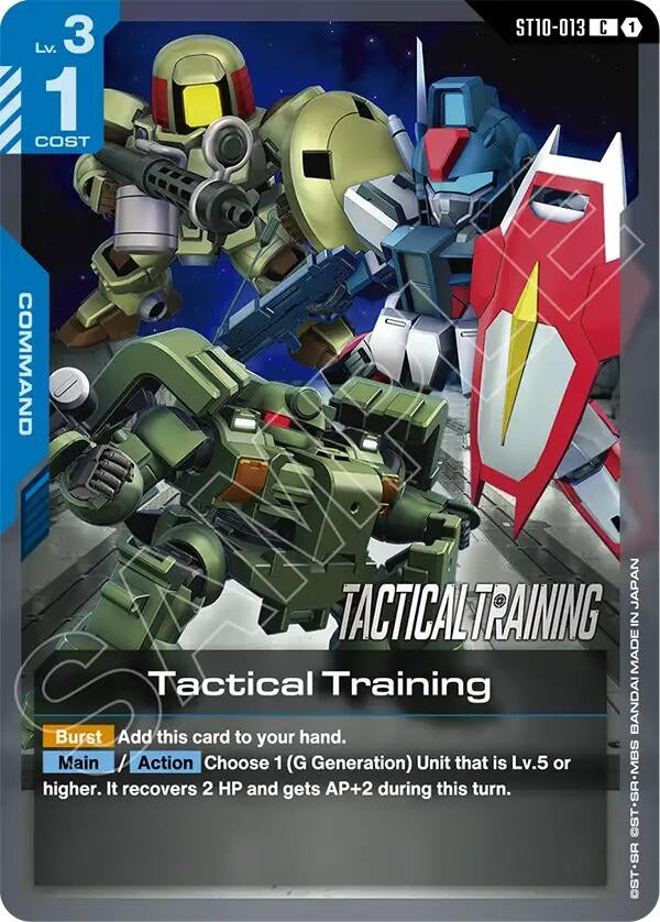 Image for Tactical Training (ST10) - Gundam Card Game