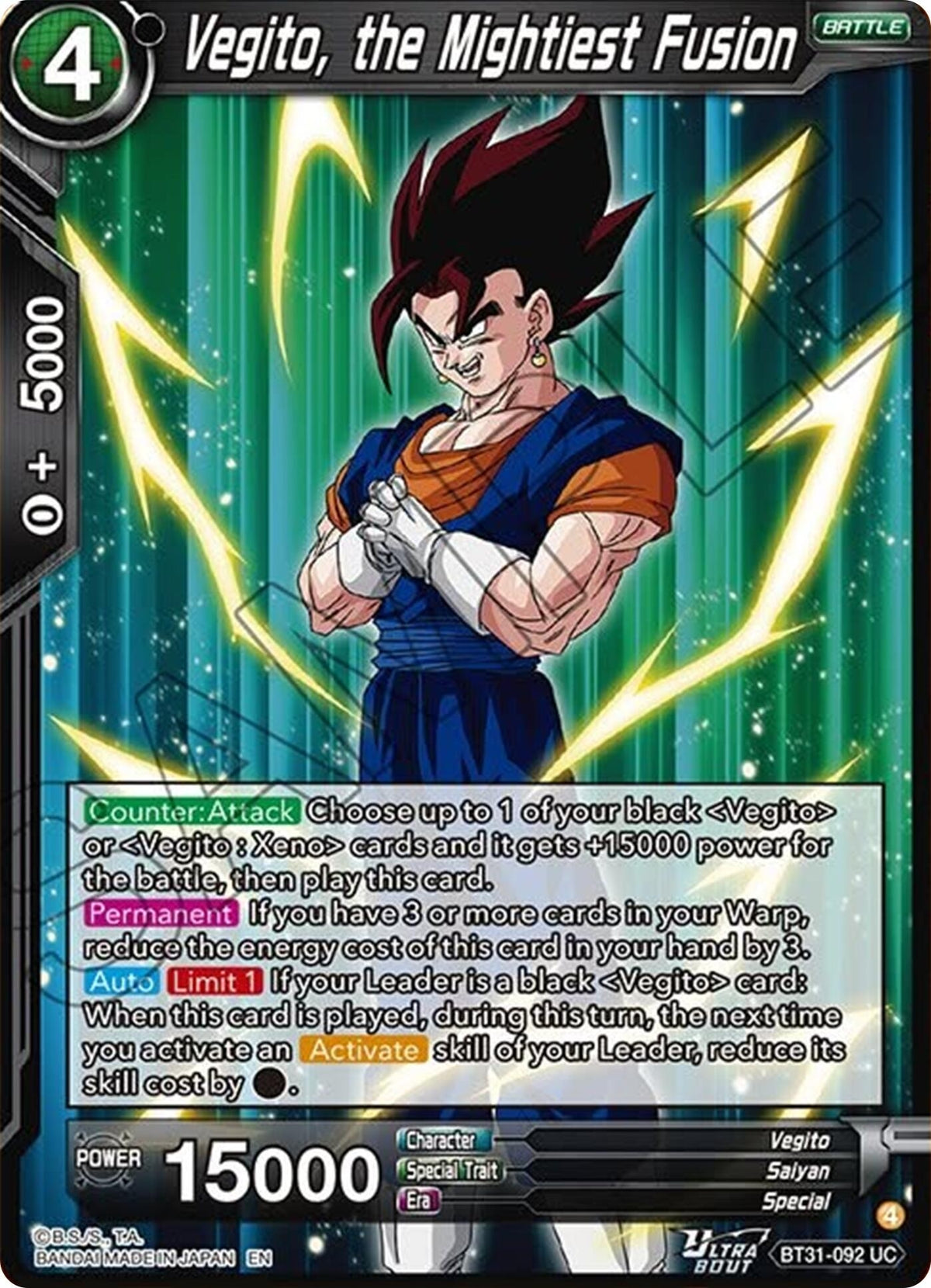 Image for Vegito, the Mightiest Fusion - Dragon Ball Super: Masters