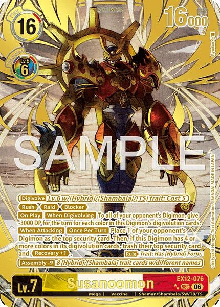 Image for Susanoomon (Rare Pull) - Digimon Card Game