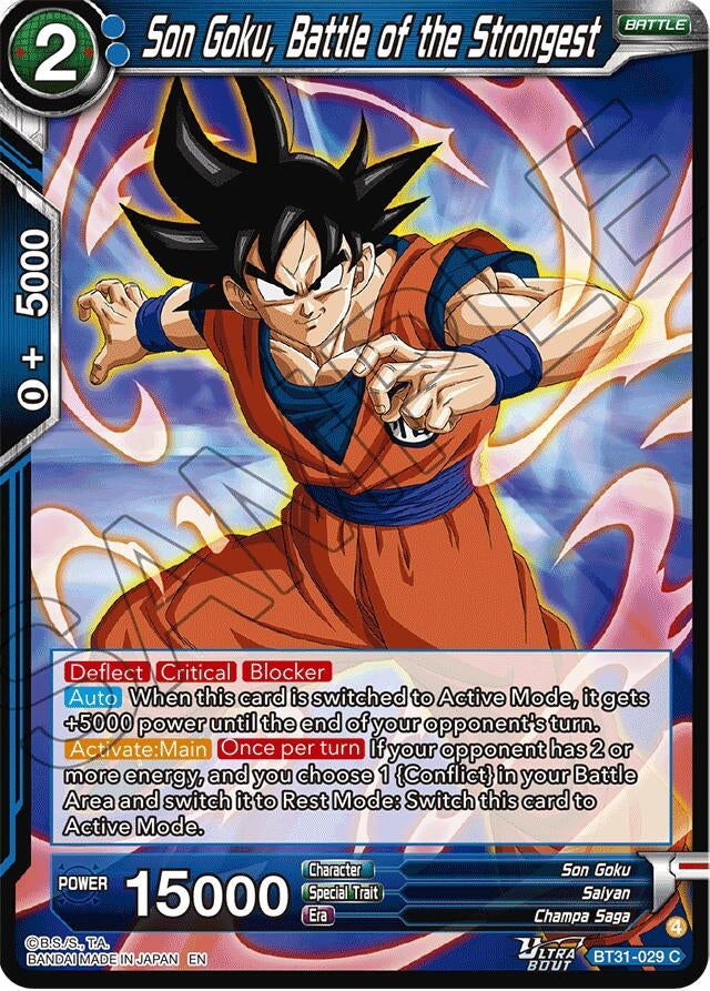 Image for Son Goku, Battle of the Strongest - Dragon Ball Super: Masters
