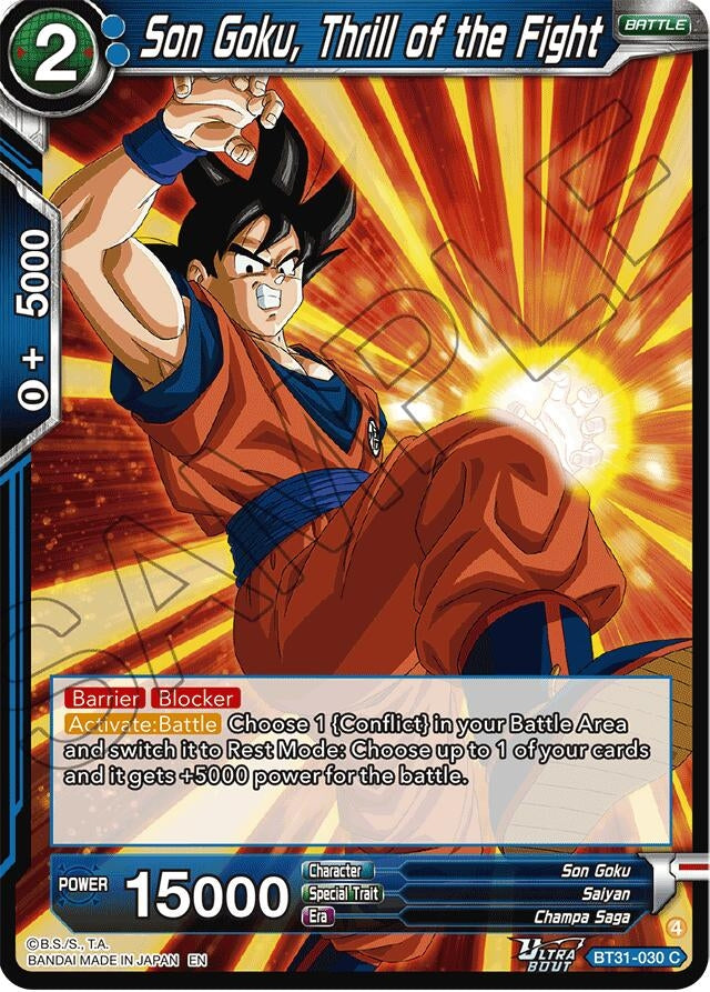 Image for Son Goku, Thrill of the Fight - Dragon Ball Super: Masters