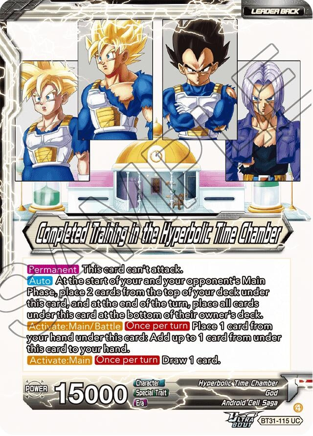 Image for Training in the Hyperbolic Time Chamber // Completed Training in the Hyperbolic Time Chamber - Dragon Ball Super: Masters