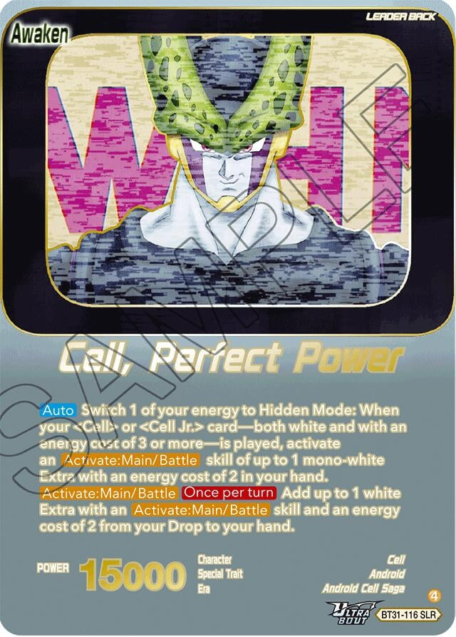 Image for Cell // Cell, Perfect Power (SLR) - Dragon Ball Super: Masters