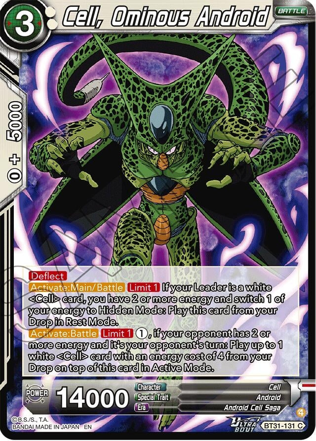 Image for Cell, Ominous Android - Dragon Ball Super: Masters
