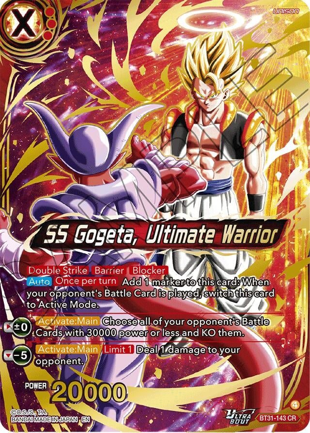 Image for SS Gogeta, Ultimate Warrior - Dragon Ball Super: Masters