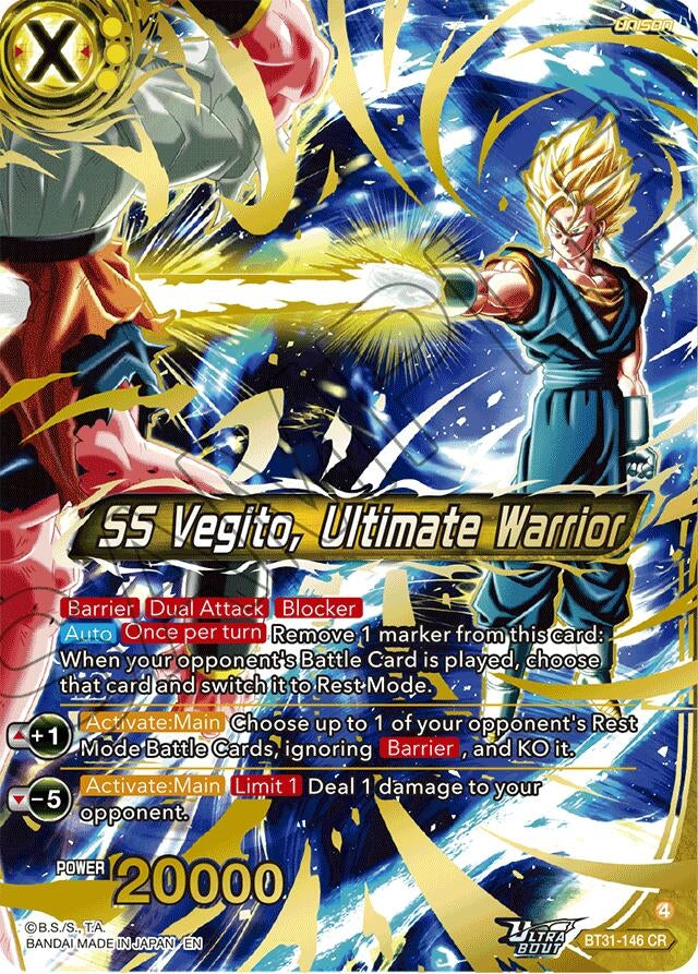Image for SS Vegito, Ultimate Warrior - Dragon Ball Super: Masters