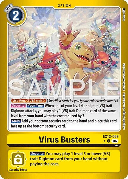 Image for Virus Busters (Limited Foil) (EX-12) - Digimon Card Game