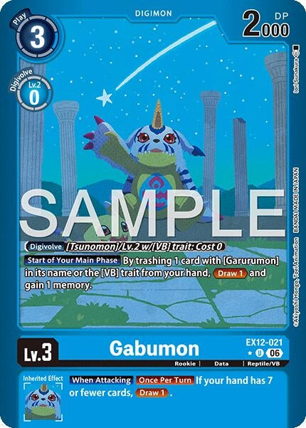 Image for Gabumon (Limited Foil) (EX-12) - Digimon Card Game