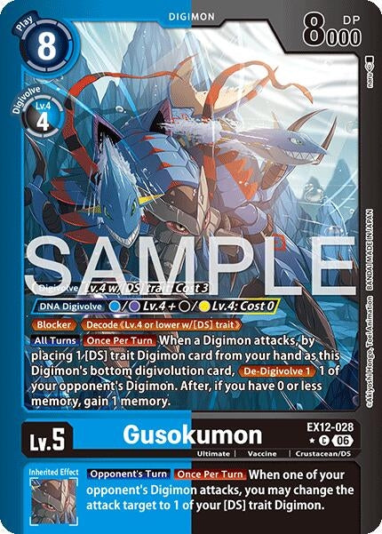 Image for Gusokumon (Limited Foil) (EX-12) - Digimon Card Game